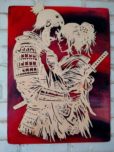 950 € couple de samouraï