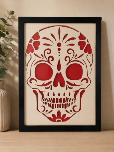 Tête de Mort Dentelle 65€